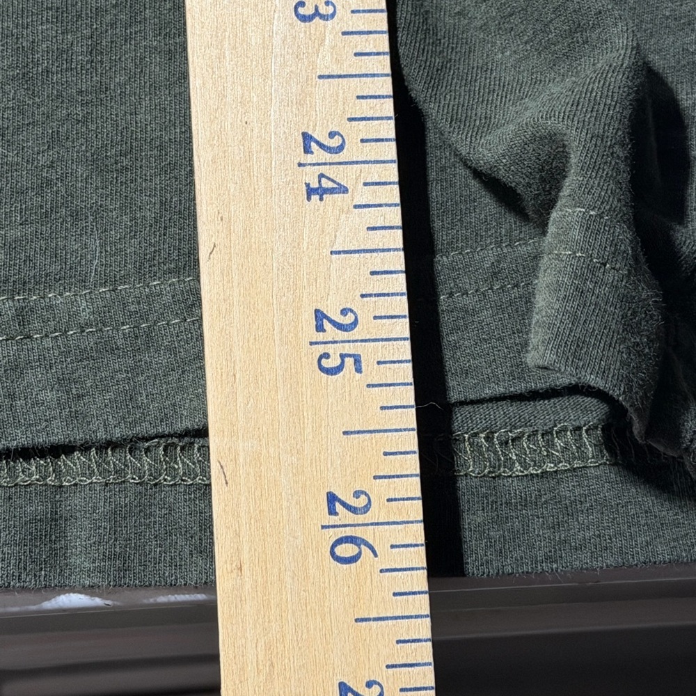 U.S. Polo Assn. Men's Forest Green Long Sleeve Tee - Picture 5 of 6